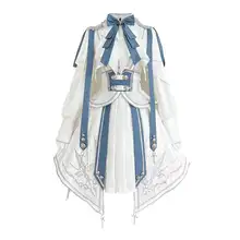 星辉騎士風ゴシックスタイルの軍装コスチューム【ロリータ風・ヴィンテージデザイン】（セットアップ対応）