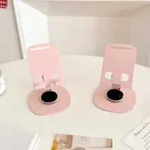 全金属製デスク用スマホスタンド【折りたたみ式・学習・視聴用】