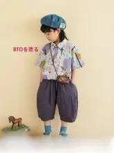 子供用ドロシー柄半袖シャツ【コットン・夏用】