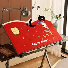 折りたたみ式 パズルマット【防滑・巻取り可能・厚手・デスク用・DIY背景板・収納用】