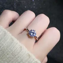 六爪デザインの仿真ダイヤモンドリング【結婚・プロポーズ用・シンプルで個性的】