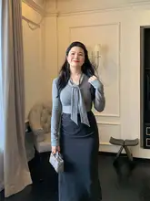 冬にぴったり！リボン付きのカジュアルTシャツ【プルオーバー・女性用・極上の柔らかさ】
