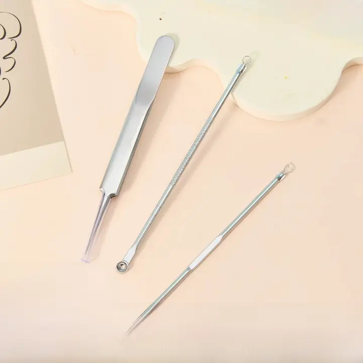 暗疮針セット【三種類の用途に適したデザイン】（セットアップ対応）