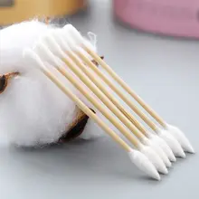 使い捨て二頭棉棒【耳掃除・化粧用・先端尖ったデザイン】