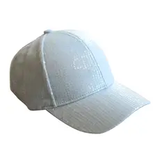 キラキラビーズのキャップ【ハードトップ・シンプルデザイン・春夏用】