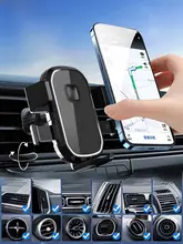 車載スマートフォンスタンド【エアコン吹出口取り付け・重力感知・ナビ用】