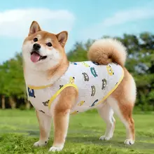 柴犬・コーギー用薄手タンクトップ【夏用・UVカット・毛落ち防止】