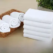 白色コットン厚手タオル【ホテル用・バスルーム・洗面用】