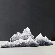 抽象的な雪山デザインの装飾オブジェ【ホテル・オフィス用・ディスプレイ装飾】