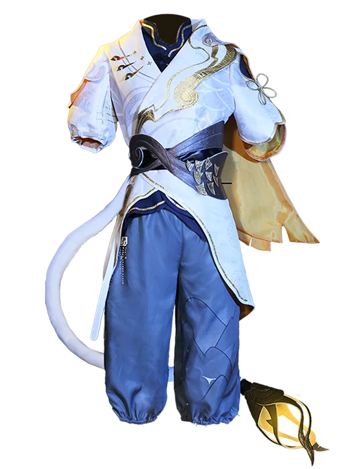 面白いコスプレ！常羽のコスチューム【ウィッグ・光る尾付き・全セットアップ対応】