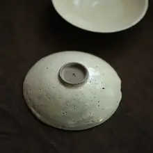 手作り和風陶器 茶盤【シンプルなデザイン・侘寂風】