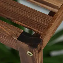 多層型木製花架【防腐加工・リビングやバルコニー用・多目的収納】