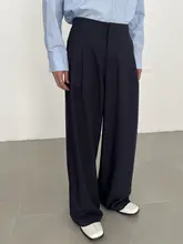 COLN ダークブルー スラックス