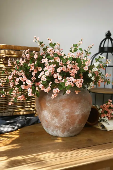 高級感あふれる造花 バラの花束【リビング・ダイニング用・高枝デザイン】