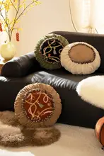 クッション バックレスト レッド 上品 華やか おしゃれ ソファ用 リビング お正月 迎春 ベッドサイド 腰サポート