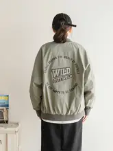 刺繍入り野球ジャケット【秋用・カジュアルスタイル・ユニセックス】（セットアップ対応）