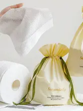 使い捨て巻き取り式極厚綿洗顔タオル【吊り下げ式・抽出タイプ】