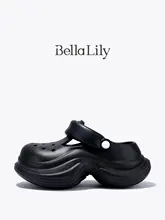 クロッグサンダル レディース 厚底 軽量 ソフトソール スリッポン おしゃれ 夏 「BellaLily」
