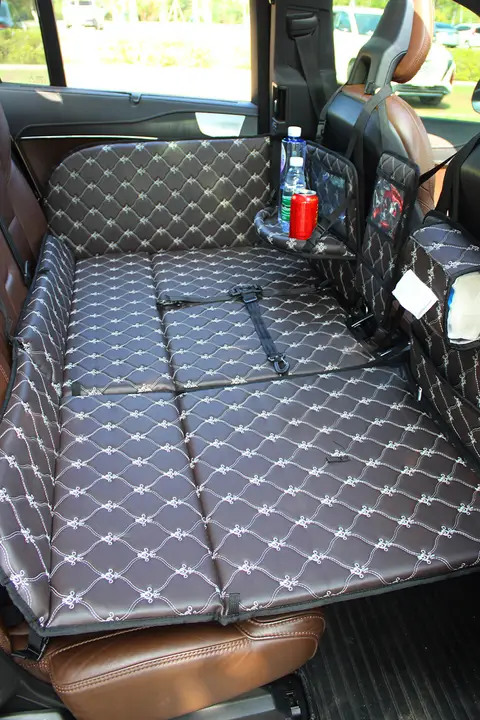後部座席用睡眠マット 車載旅行ベッド 子供用車内寝具 折りたたみベッド