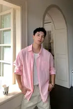 ストライプ柄長袖シャツ【男性用・スタイル・カジュアル】