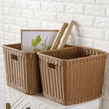 大容量プラスチック製ふろしき風収納バスケット【ハンドメイド・家用・ランドリーバスケット】