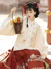 春の訪れを祝う！オリジナルデザインの中華スタイル外套とマーメイドスカート（セットアップ対応）