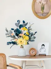 ユーカリローズのアートフラワーブーケ【インテリア装飾用・造花】