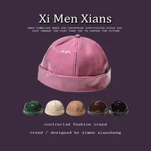PU革製 キャップ【ハイカジュアル・男女兼用・ストリートファッション】