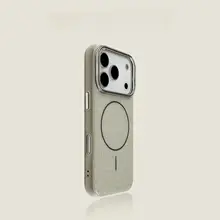 iPhone用白色携帯ケース【マグネット吸着・シンプルデザイン・保護機能】