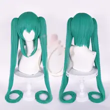 コスプレ用 青色ウィッグ【男性スタイル・ショート・ツインテール】