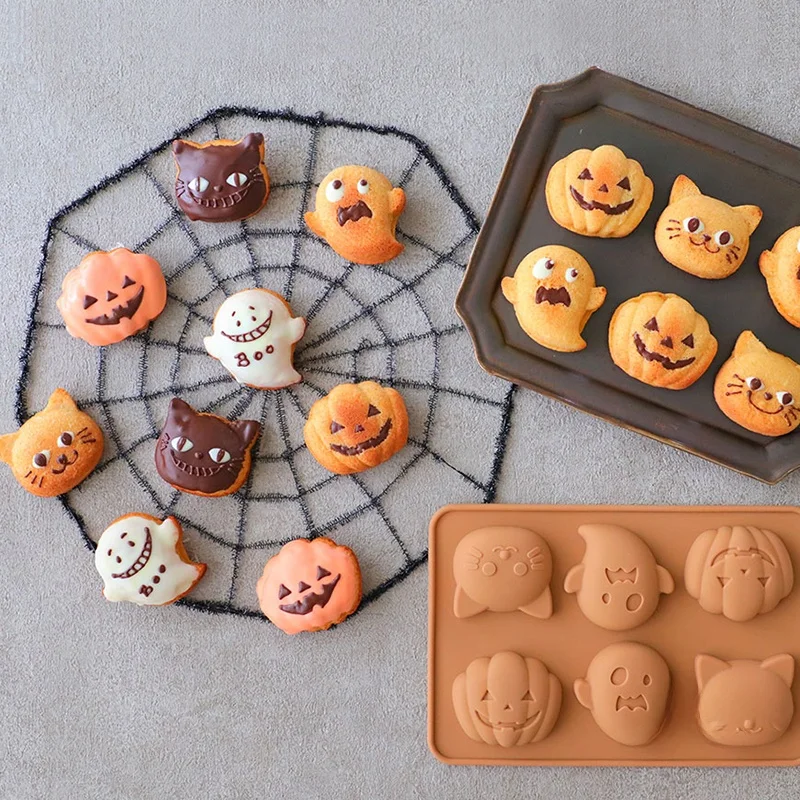 2026年ハロウィンのケーキ作りに使える、かわいい南瓜と幽霊デザインのシリコン型は本当におすすめ？