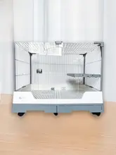うさぎケージ 家庭用 大型 アクリル 自動掃除 防尿
