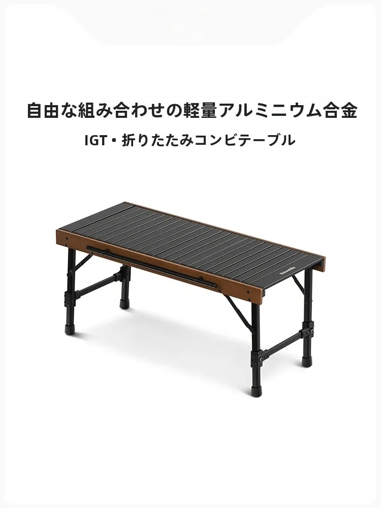 折りたたみテーブル ピクニックキャンプ用 軽量アルミニウム合金の実用性と設置シーン