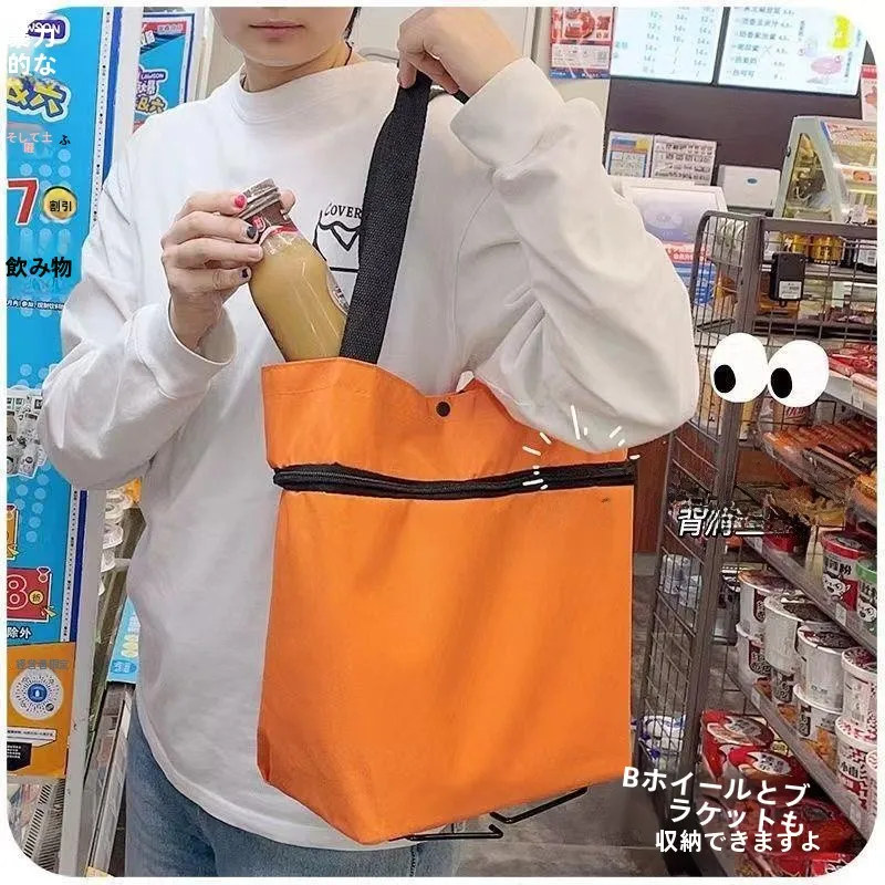 折りたたみ式手押しカート：防水・携帯便利な買い物用カートの実用性と使い方
