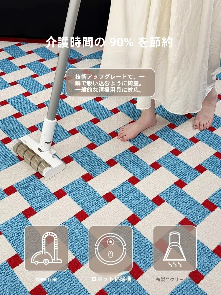 赤い椅子用クッション：バウハウスデザインの円形防滑クッションが実際の勉強スペースでどう活用されるか