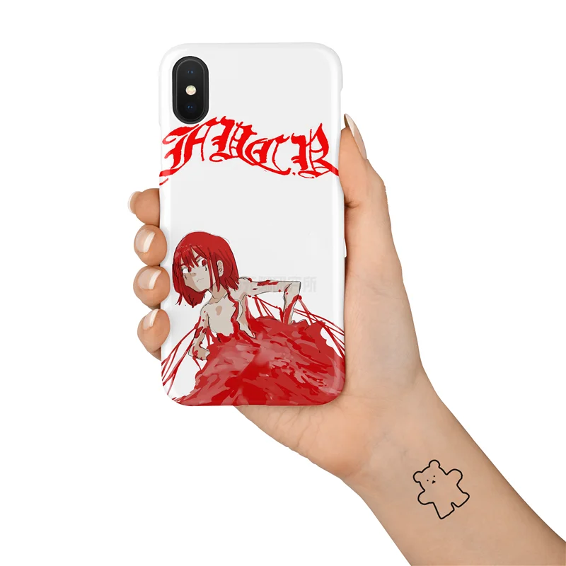 魔法少女まどか☆マギカ ワルプルギスの廻天 と 二次元イラスト スマートフォンケースの融合デザイン