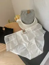 立体デザインのコットンショーツ【中腰・高ストレッチ・通気性メッシュ・ウエストゴム】