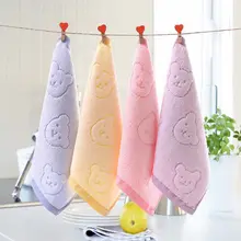可愛いデザインの純綿子供用ハンドタオル【厚手・手洗い・洗顔用・アニメ柄】
