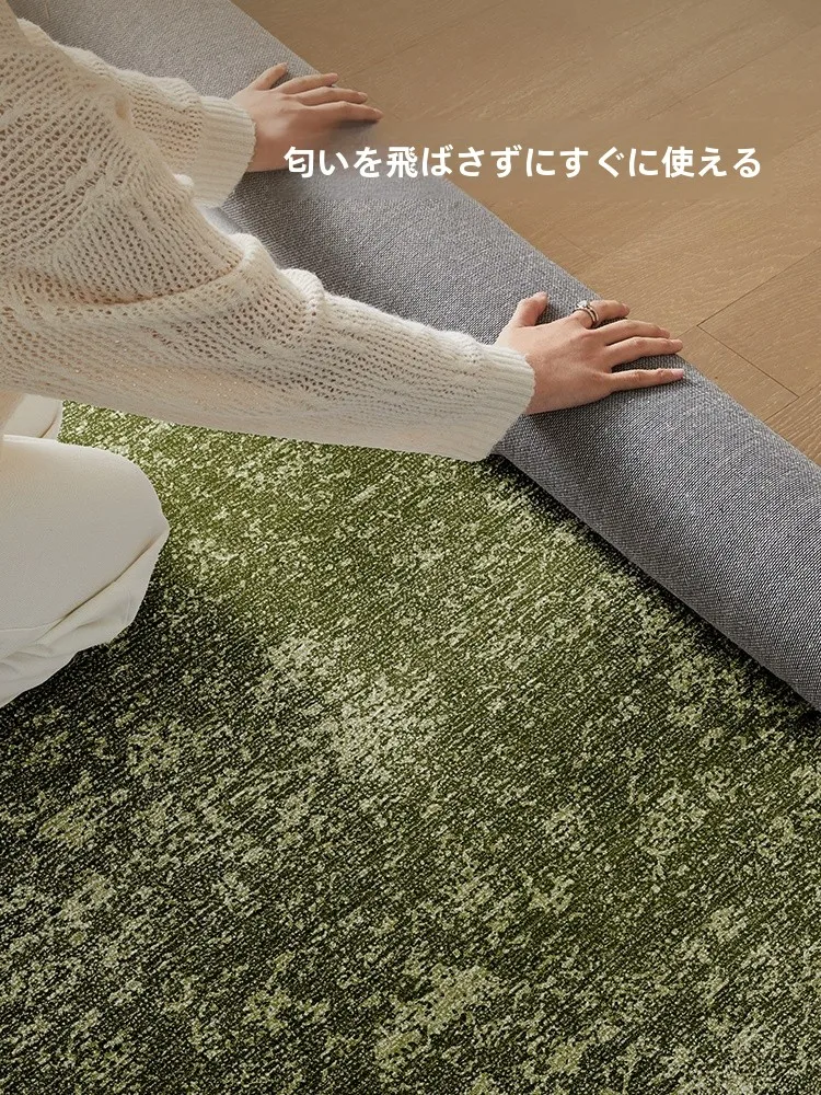 防水防汚カーペットレトログリーン：防滑・リビング・寝室用の実用性と耐久性を徹底検証