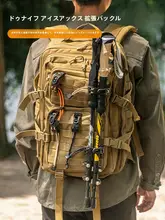 UTX Molle対応 アウトドア登山用 拡張ベルトクリップ【アイスアックス用・ハーネスバッグ固定】