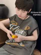春夏用子供用マイクロスリーブTシャツ【ファッション・スタッズ装飾】