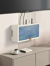 梵高の睡蓮デザインのルーター収納ボックス【穴あけ不要・おしゃれな置き場】