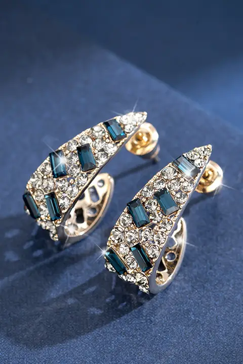 レトロデザイン シルバー製イヤリング【小ぶり・上品・女性用】