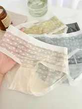 春用レディースレーストライアングルパンティ【透明感・通気性・無痕・中腰】