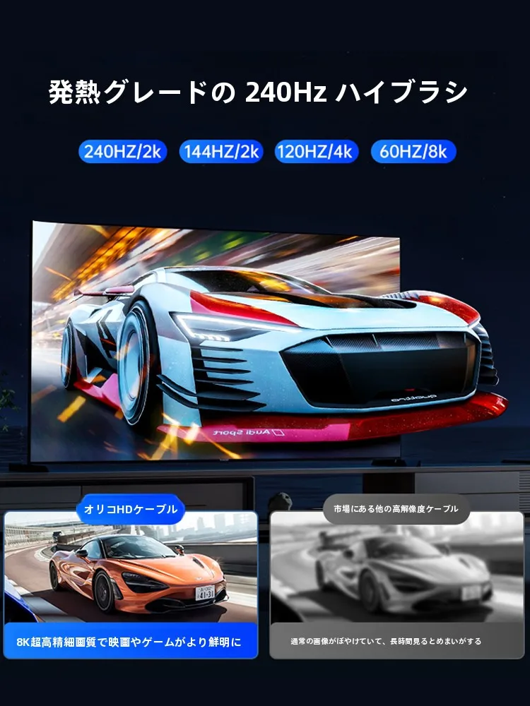 HDMIケーブルの見分け方で迷う？8K対応の高品質HDMIケーブル選びの本質とは