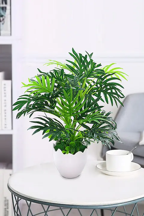 高品質フェイクグリーンデスク装飾用プラスチック植物【小型・リアルな草花】