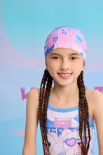 快適な着用感！子供用スイミングキャップ【長髪対応・耳保護デザイン】