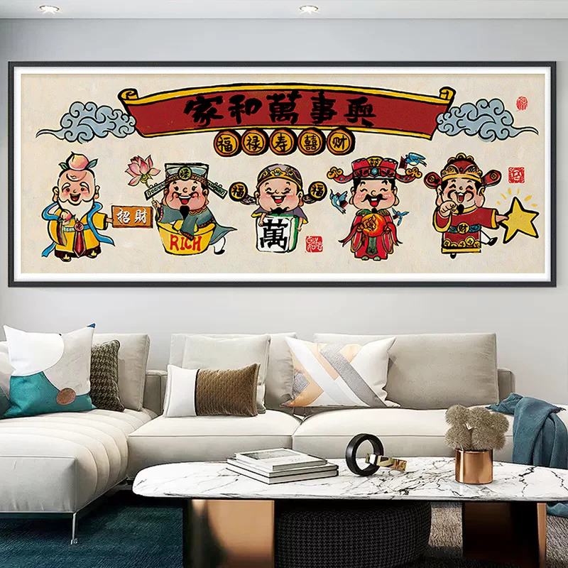 正月玄関飾りを選ぶべき理由は？高級刺繍の五路財神がもたらす、家の中の「季節の息づかい」