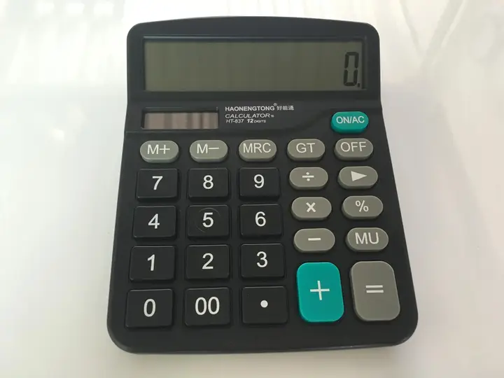 12桁ソーラー電卓【オフィス用・コンパクトサイズ】