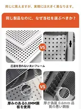 万能フックボード【工具収納用・ステンレス製・壁掛けタイプ】